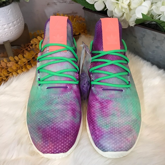 NEW adidas Tennis HU Pharrell Holi Tie Dye - Picture 2 of 7